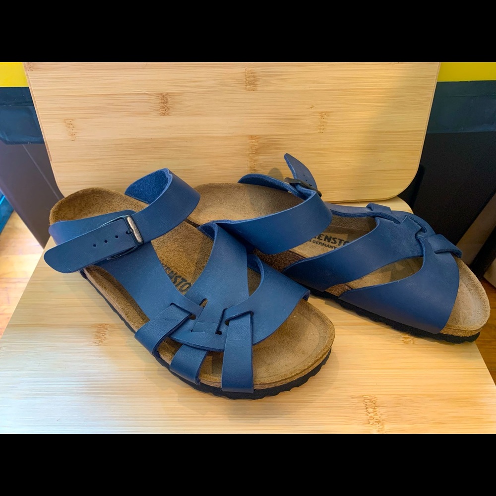 Birkenstock NEW Blue Sandals Size 39